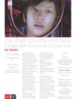 Affiche L'aliénation en héritage 21 Octobre 2021