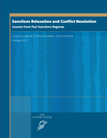 Sanction relaxation report cover