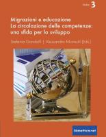 Libro Migrazioni e Educazione