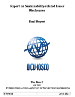 IOSCO Report on Sustainability-Related disclosures