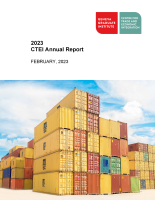 first page of CTEI annual report 2023