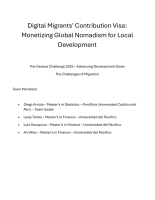 Cover Page of Digital Migrants Contributing Visa project